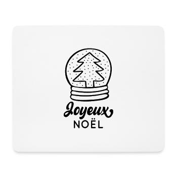 Joyeux Noël - Tapis de souris (format paysage) - blanc - Devant