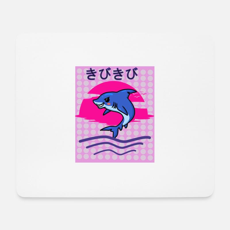 Bissig auf japanisch - Mousepad (Querformat) - Weiß