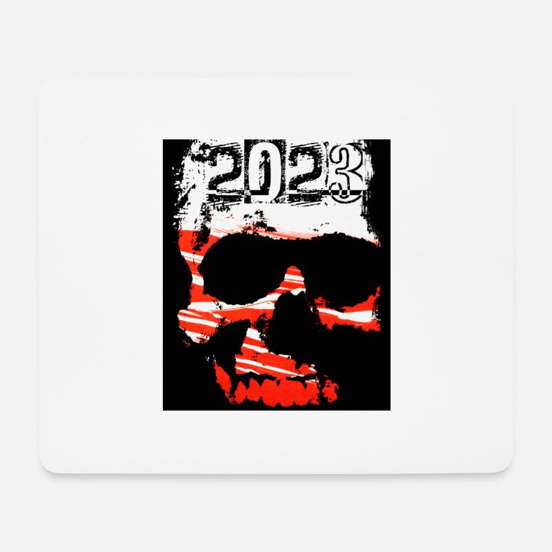 scull2023 - Mousepad (Querformat) - Weiß