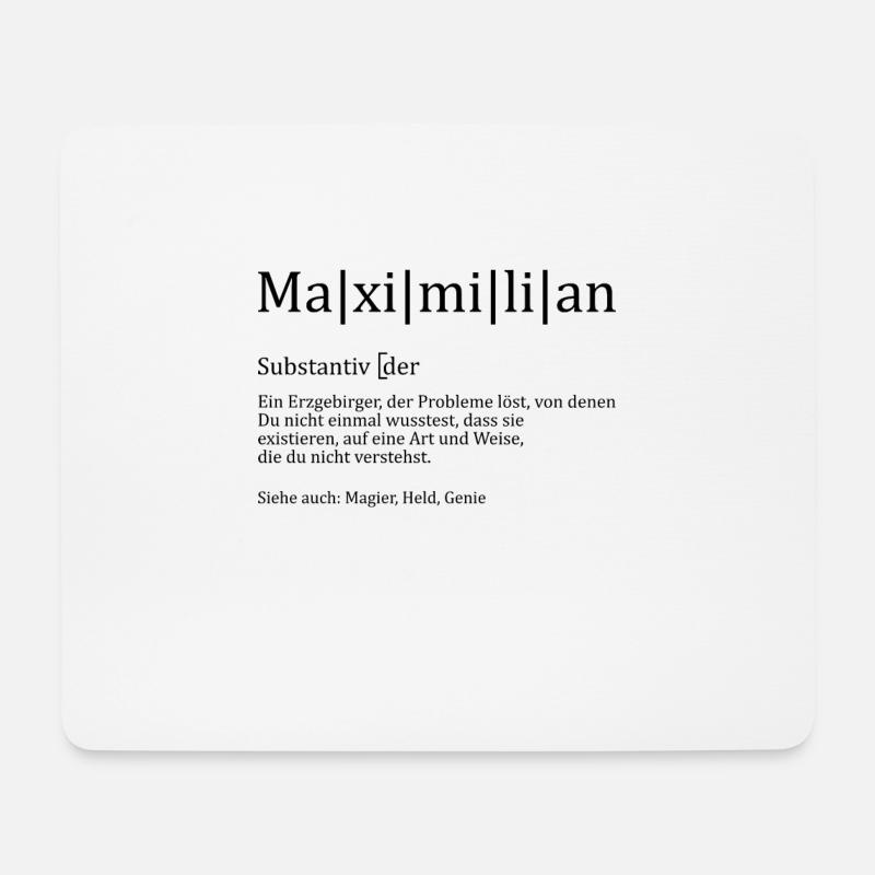 Erzgebirge Maximilian - Mousepad (Querformat) - Weiß