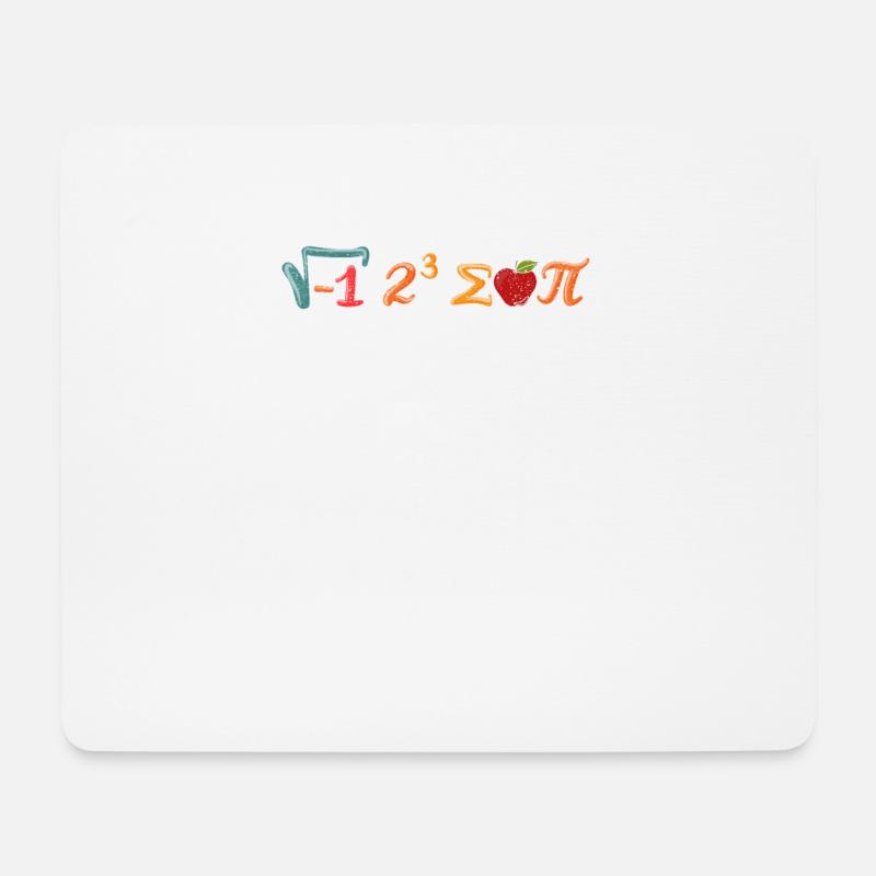 Pi Day I Acht Summe Apple Pi Lustige Mathe - Mousepad (Querformat) - Weiß