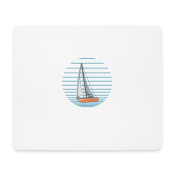 Sailboat This Is My Sailboat Shirt - Mousepad (Querformat) - Weiß - Vorne