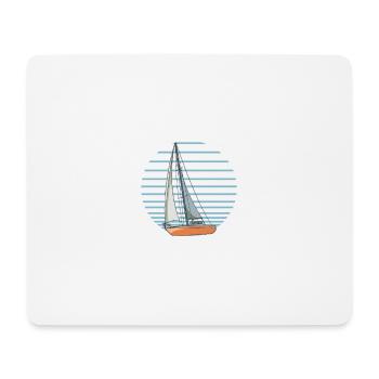 Sailboat Sailboat Is Calling Me And I Must Go - Mousepad (Querformat) - Weiß - Vorne