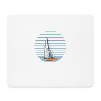 You Can't Tell Me What To Do Sailboat - Mousepad (Querformat) - Weiß - Vorne