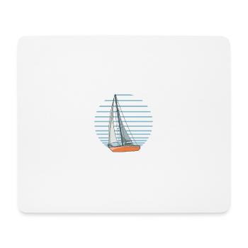 Sailboat You Don't Need Always A Plan - Mousepad (Querformat) - Weiß - Vorne
