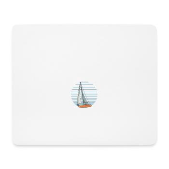 You Don't Need Always A Plan Just A Sailboat - Mousepad (Querformat) - Weiß - Vorne