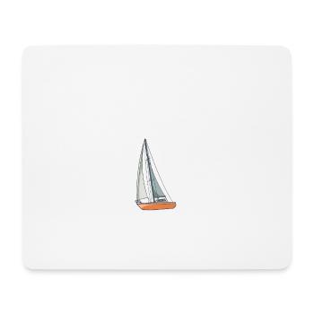 Sailboat Sorry I Have Plans With My Sailboat - Mousepad (Querformat) - Weiß - Vorne