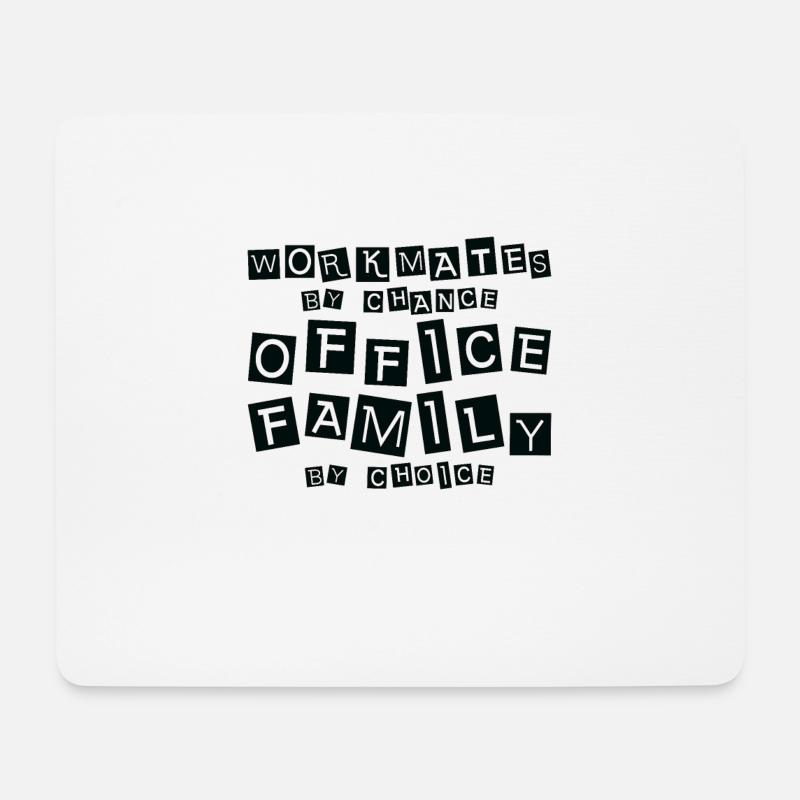 Arbeitskollege Büro Familie Freunde - Mousepad (Querformat) - Weiß