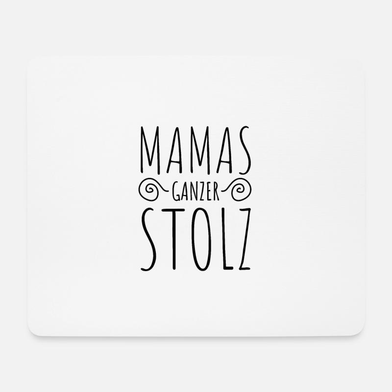 Mamas ganzer Stolz, Kind - Kindergeburtstag - Baby - Mousepad (Querformat) - Weiß