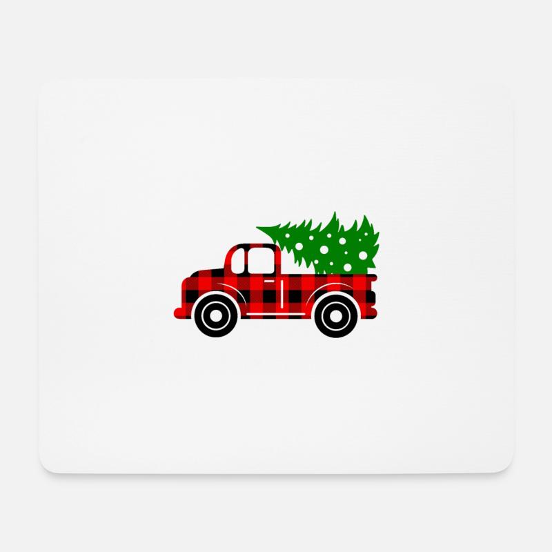 Merry Christmas Lustiges Weihnachtsshirt - Mousepad (Querformat) - Weiß