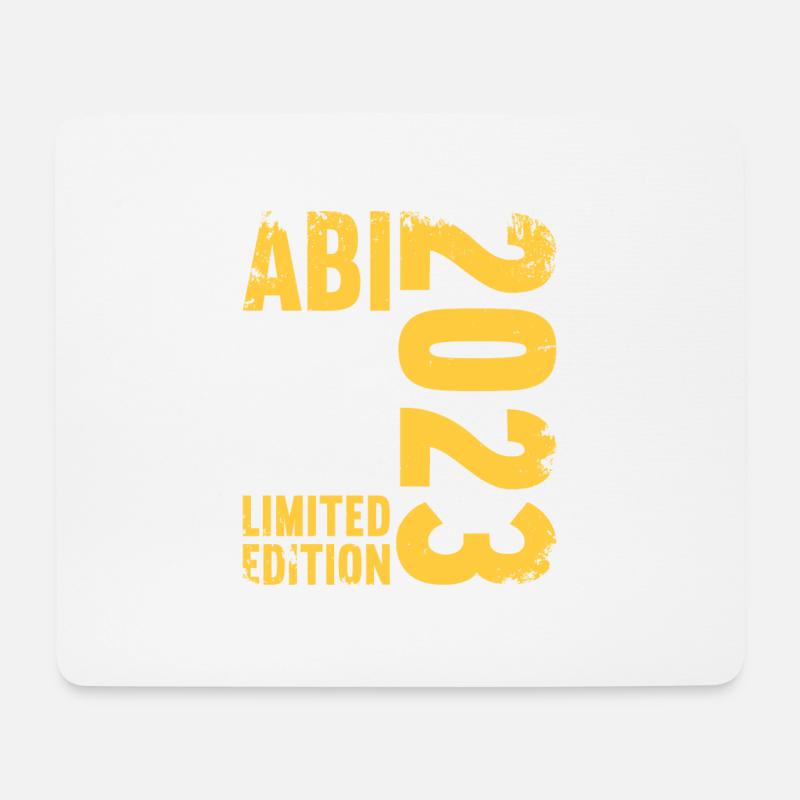 Abitur Gymnasium Damen und Herren Abi 2023 - Mousepad (Querformat) - Weiß