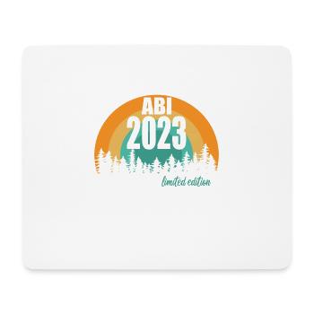 Abitur Gymnasium Damen und Herren Abi 2023 - Mousepad (Querformat) - Weiß - Vorne