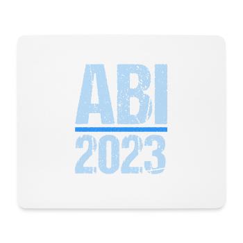 Abitur Gymnasium Damen und Herren Abi 2023 - Mousepad (Querformat) - Weiß - Vorne