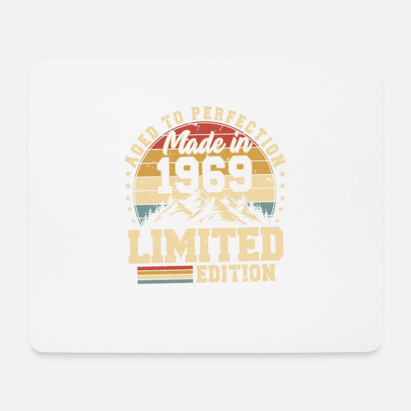 Einzigartig seiner Art seit 1969 - Mousepad (Querformat) - Weiß
