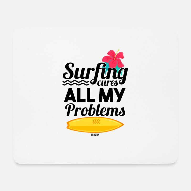 SUP - Mousepad (Querformat) - Weiß