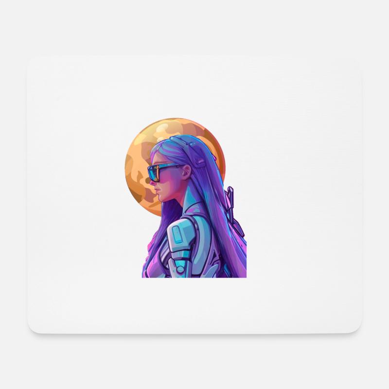Space Fighter 3 - Mouse Pad (horizontal) - white