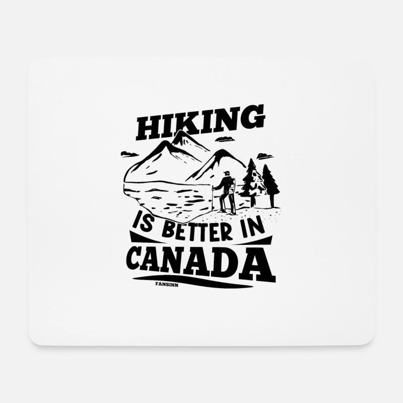 Canada - Mousepad (Querformat) - Weiß