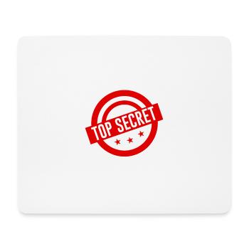 My Job Is Top Secret I Don't Know What I'm Doing - Mousepad (Querformat) - Weiß - Vorne