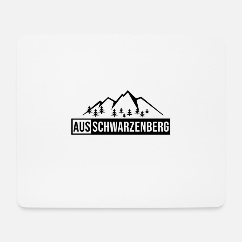 Schwarzenberg Erzgebirge - Mousepad (Querformat) - Weiß