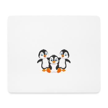 Ich Mag Halt Einfach Pinguine - Mousepad (Querformat) - Weiß - Vorne