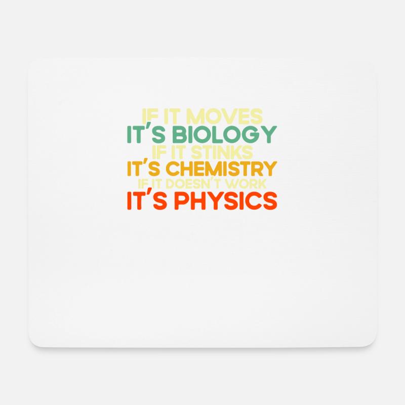 Chemie Geschenk Wissenschaftler Chemiker - Mousepad (Querformat) - Weiß
