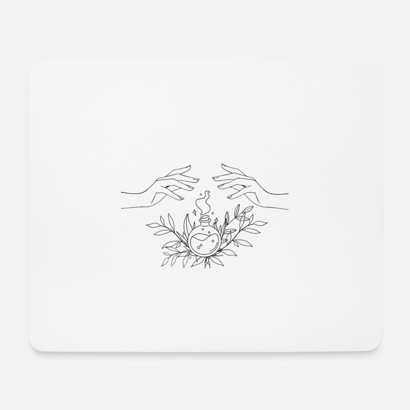 Witchcraft Potion For A Spell - Mouse Pad (horizontal) - white