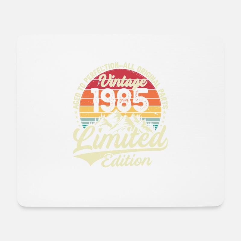 Vintage Geburtstagsgeschenk 1985 Limited Edition - Mousepad (Querformat) - Weiß