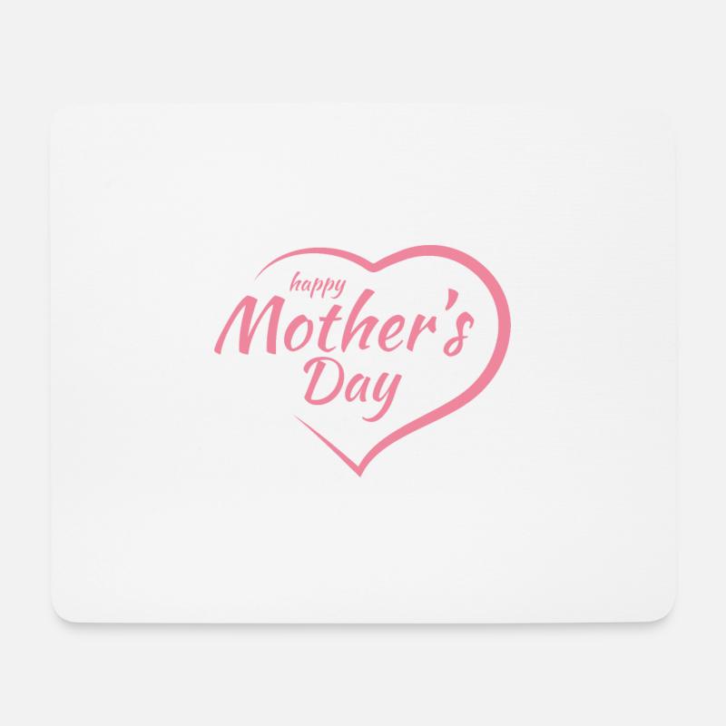 Happy Mothers Day - Mousepad (Querformat) - Weiß