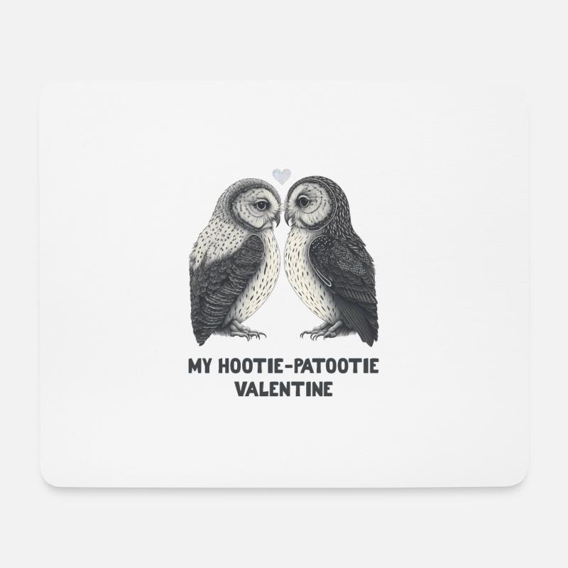 My Hootie-Patootie Valentine - Mousepad (Querformat) - Weiß