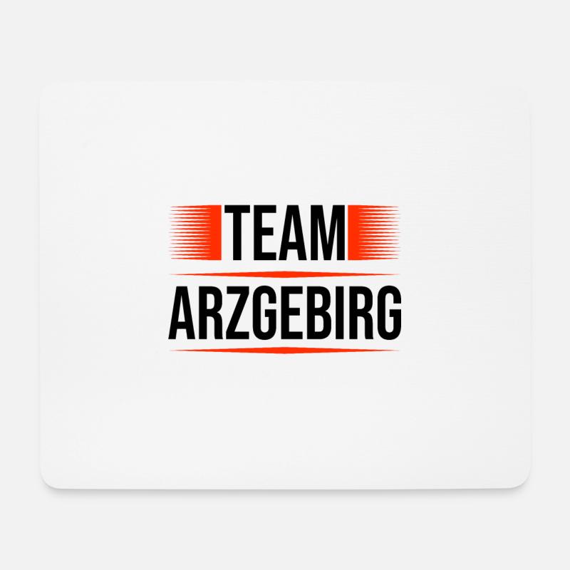 Team Arzgebirg - Mousepad (Querformat) - Weiß