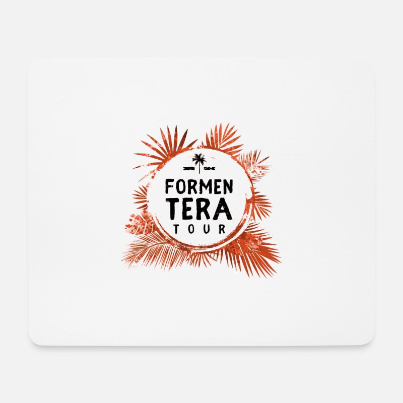 Formentera Tour Bunt - Mousepad (Querformat) - Weiß