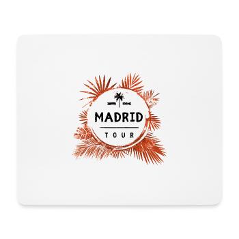 Madrid Tour Bunt - Mousepad (Querformat) - Weiß - Vorne