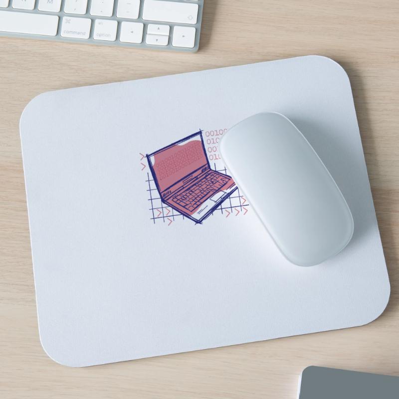 Hacker Programmer Developer Computer Science Mouse Pad (horizontal)