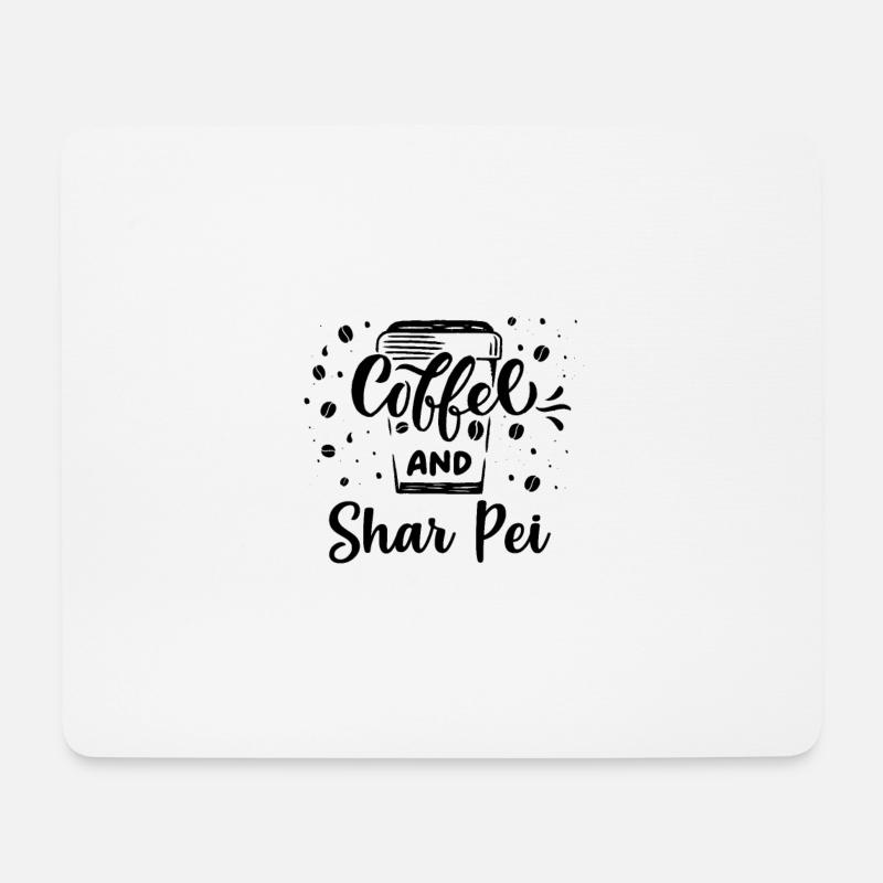 Shar Pei - Mouse Pad (horizontal) - white