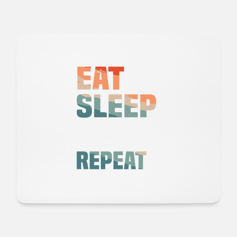 Eat Sleep Ortho Repeat Orthopäde Orthopäde - Mousepad (Querformat) - Weiß