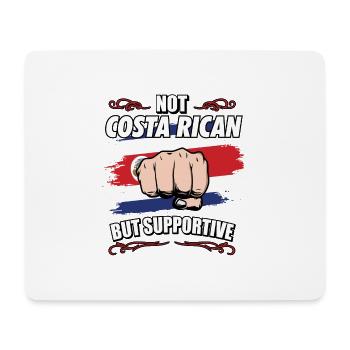Not Costa Rican But Supportive Travel Tourist - Mousepad (Querformat) - Weiß - Vorne
