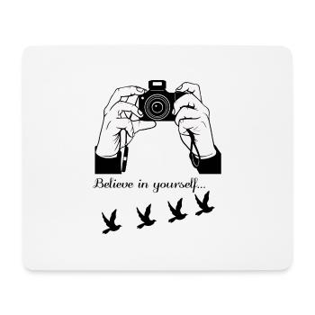 Photographer for passion - Mouse Pad (horizontal) - white - Front