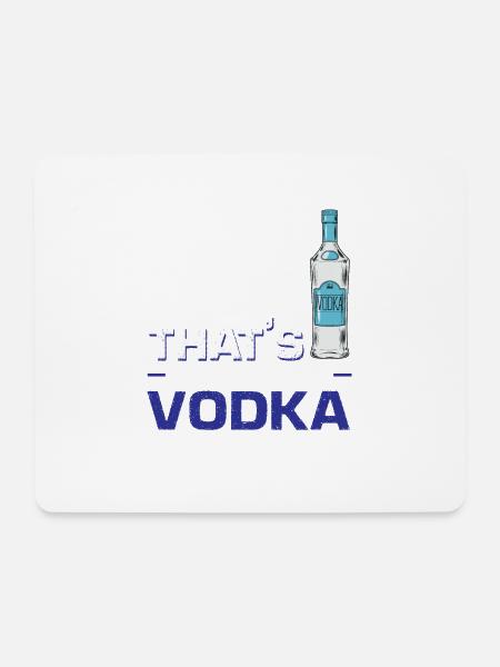Das nenne ich Wodka - Mousepad (Querformat) - Weiß