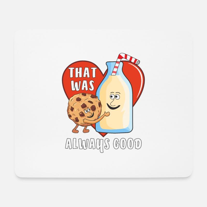 MILCH KEKS THAT WAS ALWAYS GOOD - Mousepad (Querformat) - Weiß