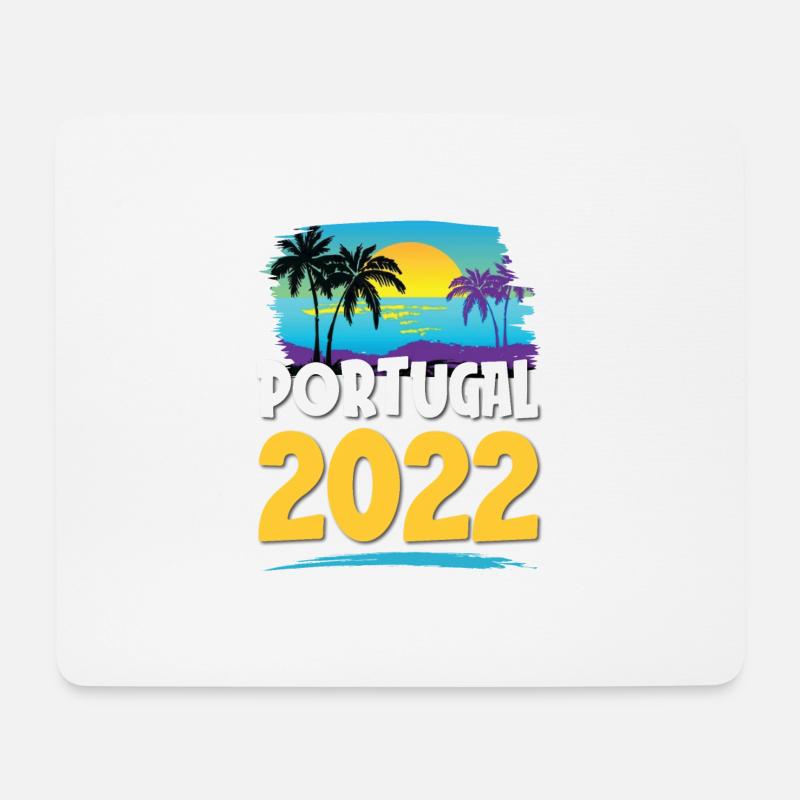 Portugal 2023 - Mousepad (Querformat) - Weiß