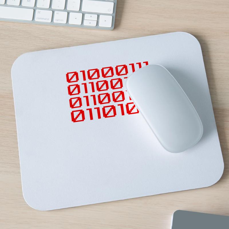 Funny Developer Binary Code Programmer Developer Mouse Pad (horizontal)