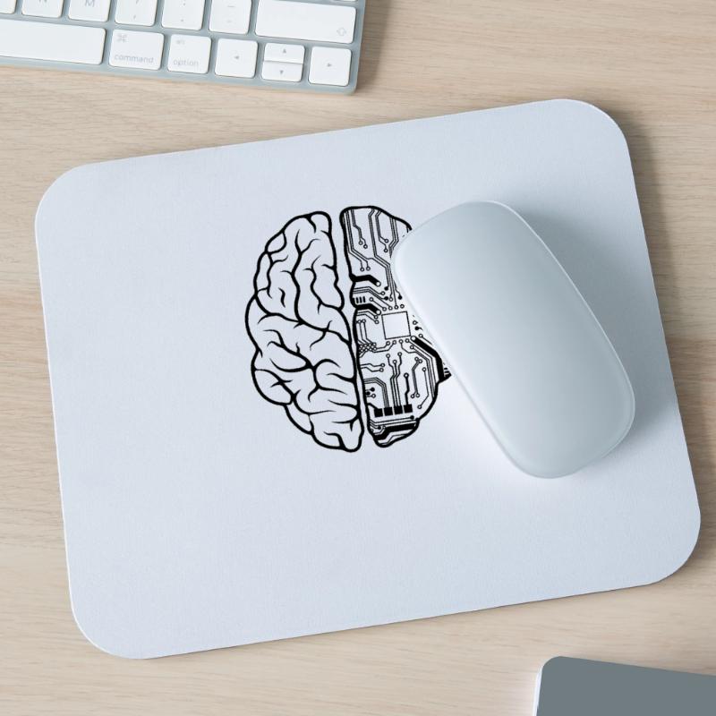 Programmierer Coder - Entwickler Programmieren Brain Fun Mousepad (Querformat)
