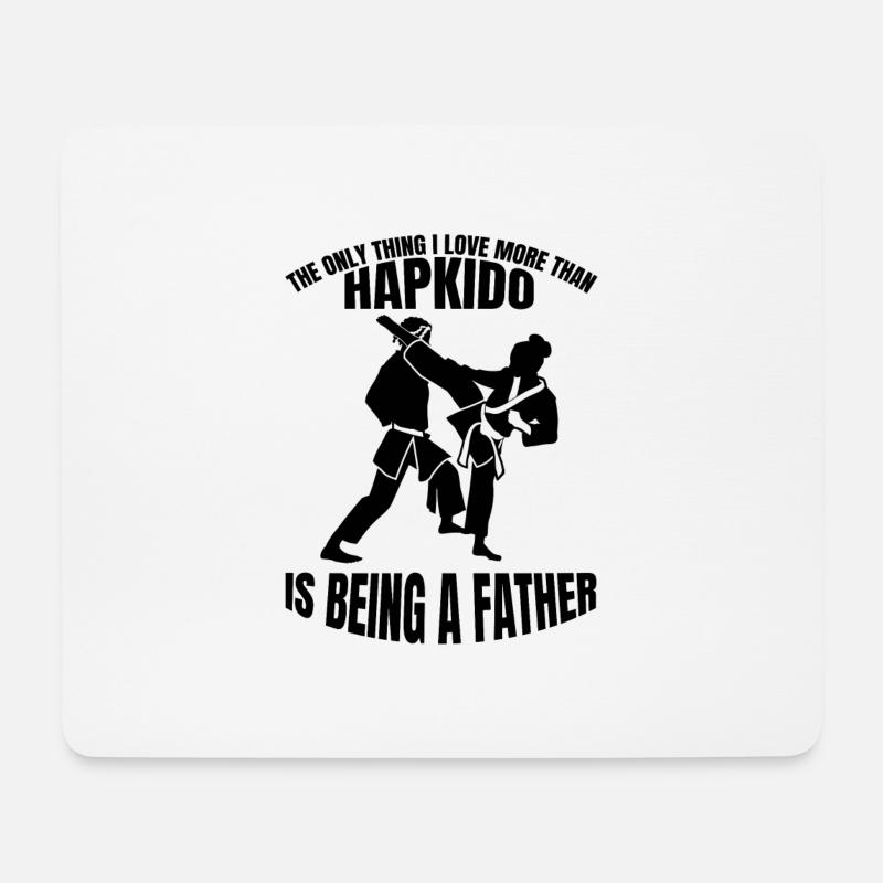 Hapkido Kampfsport Judo Aikido Kampfkunst Karate - Mousepad (Querformat) - Weiß