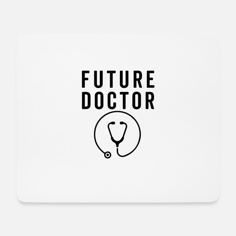 Angehender Arzt - Mousepad (Querformat) - Weiß