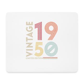 Millésime 1950 Edition limitée - Tapis de souris (format paysage) - blanc - Devant
