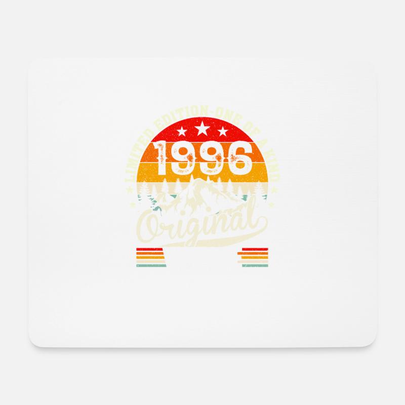 1996 Originaler Jahrgang - Mousepad (Querformat) - Weiß