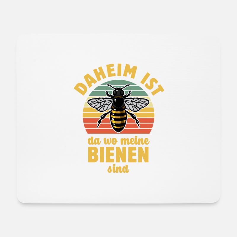 Bienenflüsterer - Biene - Imker- Honig - Mousepad (Querformat) - Weiß