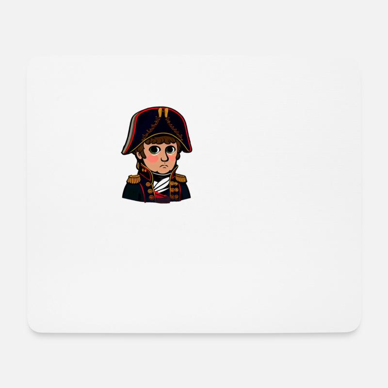 Napoleon Napoleoff Lustiger Napoleon Bonaparte - Mousepad (Querformat) - Weiß
