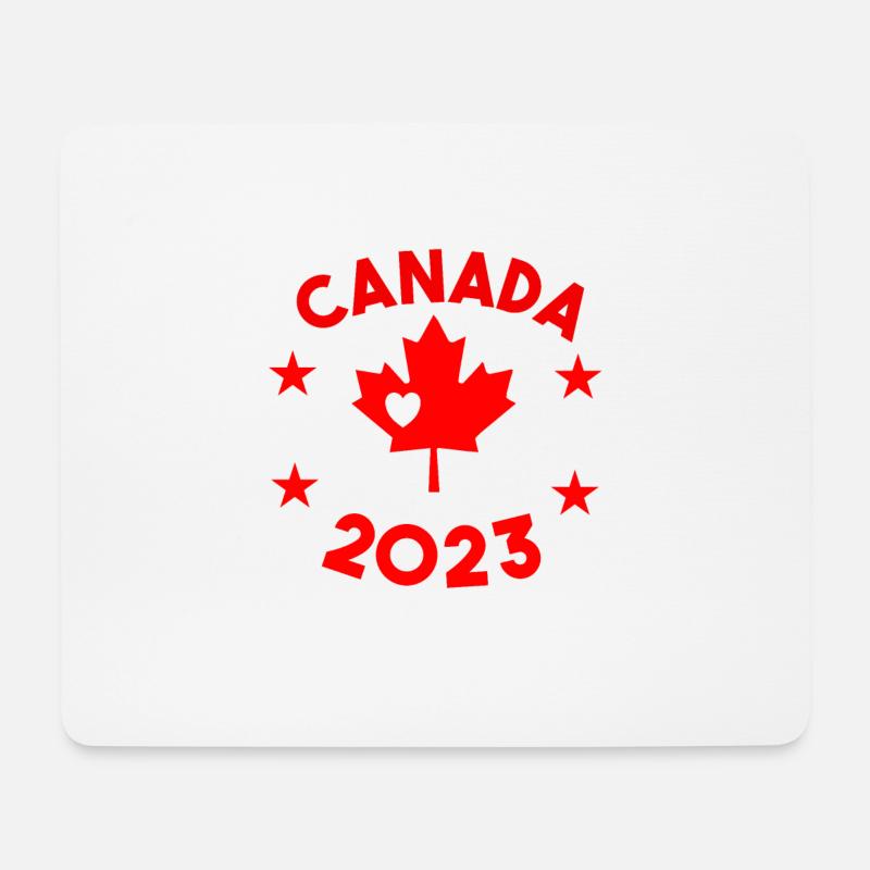 Kanada 2023 - Mousepad (Querformat) - Weiß