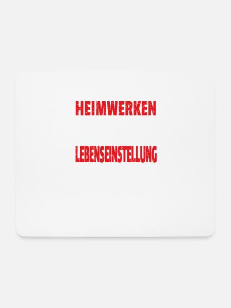 Heimwerker Geschenkidee Handwerker - Mousepad (Querformat) - Weiß